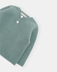 Chaqueta punto verde mint