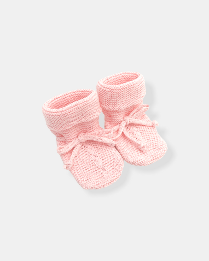 Patucos rosa bebé