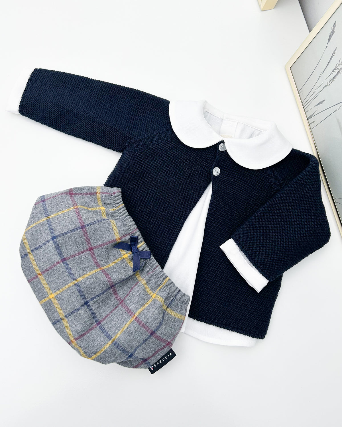 Navy blue Lucca set (3 pieces)