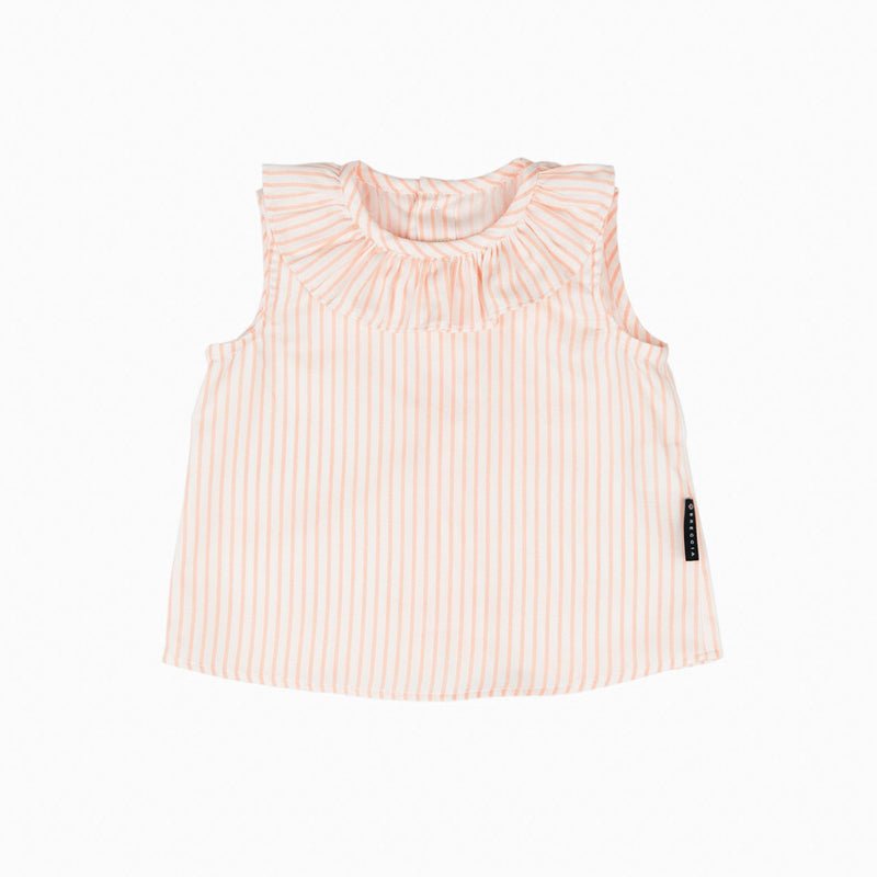 Chemisier fille pêche